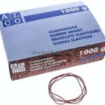 Gummiringe, rot, Ø 85 mm, 1000 g im Karton