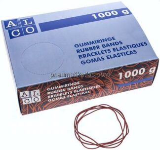 Gummiringe, rot, Ø 85 mm, 1000 g im Karton