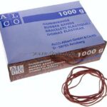 Gummibänder, rot, 150 x 4 mm, 1000 g im Karton