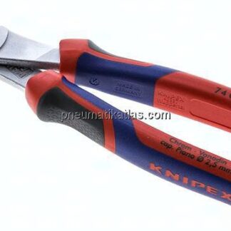 Kraft-Seitenschneider, verchromt mit 3K-Griffen, 200mm