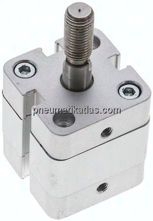 Kompaktzylinder, einfachwirkend, Kolben 25mm, Hub 5mm
