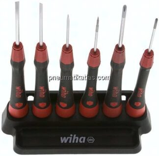Wihia-Präzisionsschraubendreherset, 6-teilig (Schlitz & PH), Rack zur Aufbewahrung
