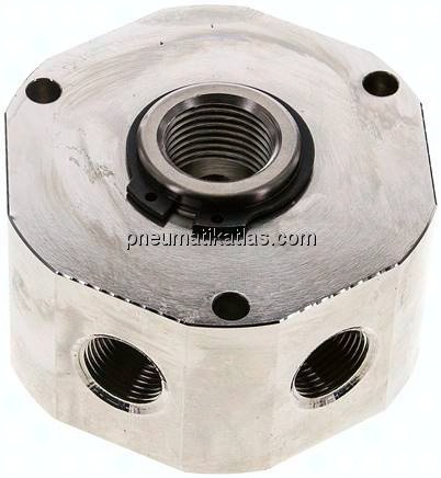 Drehverteiler G 3/4"-6x G 3/8", 6-fach, Standard