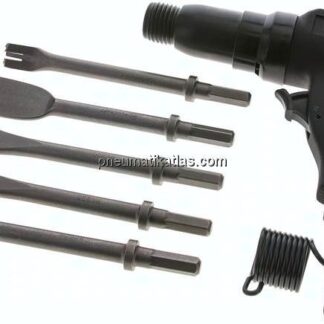 Meißelhammerset mit 5 Meißeln für die Blechbearbeitung (RC 18S, RC 19S, RC 20S, RC 22S und RC 60S),