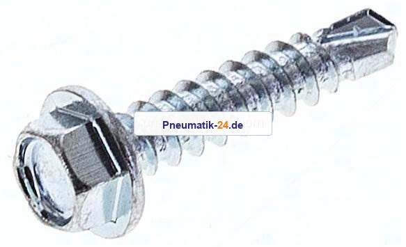Bohrschraube DIN 7504K, Sechskantkopf (Form K), 3,9x19mm