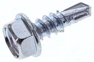 Bohrschraube DIN 7504K, Sechskantkopf (Form K), 4,2x13mm