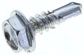 Bohrschraube DIN 7504K, Sechskantkopf (Form K), 4,8x16mm