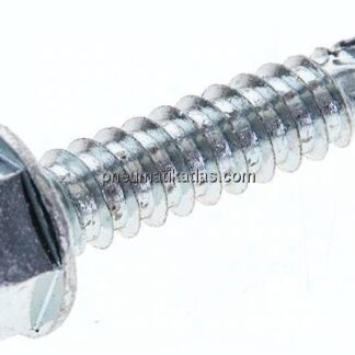 Bohrschraube DIN 7504K, Sechskantkopf (Form K), 6,3x32mm