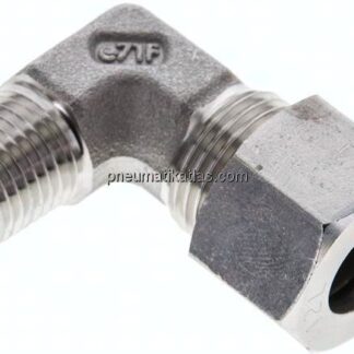 Winkel-Schneidringverschraub. NPT 1/4"-12 L (M18x1,5), 1.4571