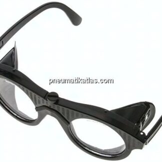 Standard-Schutzbrille, robuste und preisgünstige Universalbrille, Mittelschraube für Glaswechsel, Gl