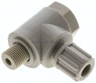 Winkel-Verschraubung G 1/8"-6x4mm, Polypropylen, Hohlschraube