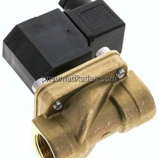 2/2-Wege Messing-Magnetventil G 1/2", -0,95 bis 16 bar, stromlos geschlossen (NC)