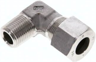 Winkel-Schneidringverschraub. NPT 1/2"-16 S (M24x1,5), 1.4571