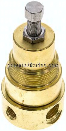 Druckregler, Messing, G 1/4", 0,2 - 3bar (für CO2)