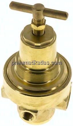 Druckregler, Messing, G 1/2", 0,1 - 1,5bar (für CO2)