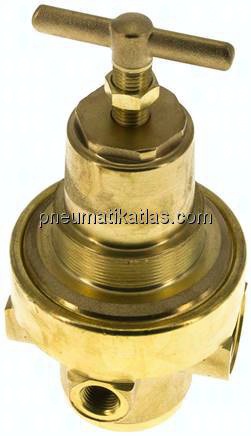 Druckregler, Messing, G 1/2", 0,2 - 3bar (nicht rücksteuerbar)