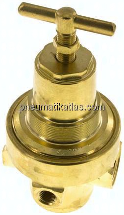 Druckregler, Messing, G 1/2", 0,5 - 8bar (für CO2)