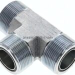ORFS-T-Verschraubung UN 1-11/16"-12(AG)