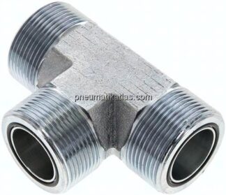 ORFS-T-Verschraubung UN 1-11/16"-12(AG)