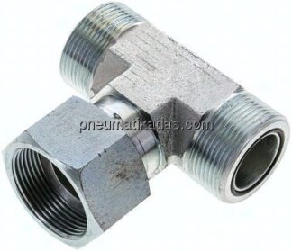 ORFS-T-Verschraubung UN 1-11/16"-12(AG/IG/AG)