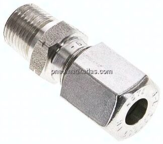 Gerade Schneidringverschr. NPT 1/8"-6 L (M12x1,5), 1.4571