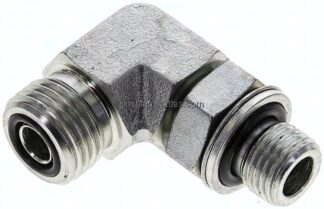 ORFS-Winkeleinschraubverschraubung UN 11/16"-16-G 1/4"