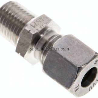 Gerade Schneidringverschr. NPT 1/4"-8 L (M14x1,5), 1.4571
