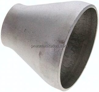 Reduzierstück 114,3x3,6mm - 60,3x2,9mm, P235GH-TC1 Stahl schwarz nahtlos