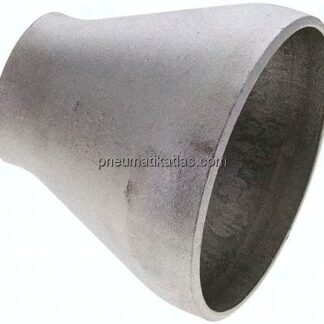 Reduzierstück 114,3x3,6mm - 60,3x2,9mm, P235GH-TC1 Stahl schwarz nahtlos