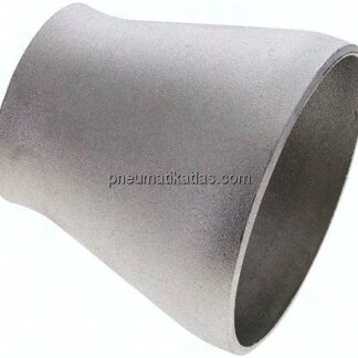 Reduzierstück 114,3x3,6mm - 76,1x2,9mm, P235GH-TC1 Stahl schwarz nahtlos