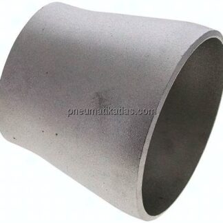 Reduzierstück 114,3x3,6mm - 88,9x3,2mm, P235GH-TC1 Stahl schwarz nahtlos
