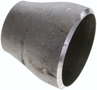 Reduzierstück 114,3x6,3mm - 76,1x5,6mm, P235GH-TC1 Stahl schwarz nahtlos