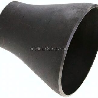 Reduzierstück 139,7x4,0mm - 76,1x2,9mm, P235GH-TC1 Stahl schwarz nahtlos