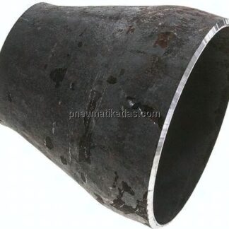 Reduzierstück 139,7x4,0mm - 88,9x3,2mm, P235GH-TC1 Stahl schwarz nahtlos