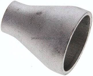 Reduzierstück 42,4x2,6mm - 21,3x2,0mm, P235GH-TC1 Stahl schwarz nahtlos