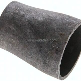 Reduzierstück 42,4x2,6mm - 33,7x2,6mm, P235GH-TC1 Stahl schwarz nahtlos