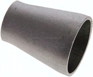 Reduzierstück 60,3x2,9mm - 42,4x2,6mm, P235GH-TC1 Stahl schwarz nahtlos