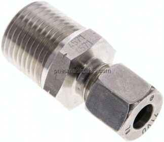 Gerade Schneidringverschr. NPT 1/2"-8 L (M14x1,5), 1.4571