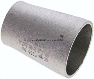 Reduzierstück 60,3x2,9mm - 48,3x2,6mm, P235GH-TC1 Stahl schwarz nahtlos