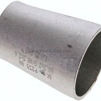 Reduzierstück 60,3x2,9mm - 48,3x2,6mm, P235GH-TC1 Stahl schwarz nahtlos