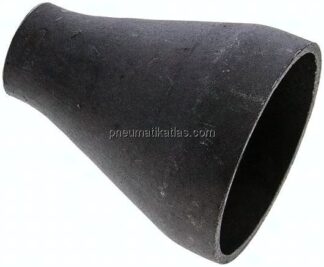 Reduzierstück 76,1x2,9mm - 33,7x2,6mm, P235GH-TC1 Stahl schwarz nahtlos
