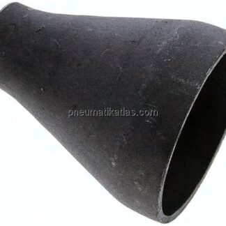 Reduzierstück 76,1x2,9mm - 33,7x2,6mm, P235GH-TC1 Stahl schwarz nahtlos