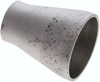 Reduzierstück 76,1x2,9mm - 48,3x2,6mm, P235GH-TC1 Stahl schwarz nahtlos