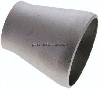 Reduzierstück 88,9x3,2mm - 60,3x2,9mm, P235GH-TC1 Stahl schwarz nahtlos