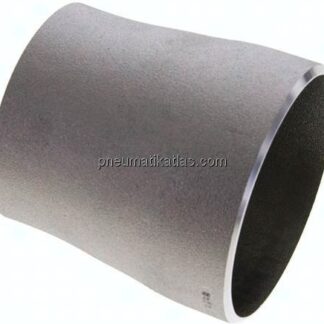 Reduzierstück 88,9x3,2mm - 76,1x2,9mm, P235GH-TC1 Stahl schwarz nahtlos