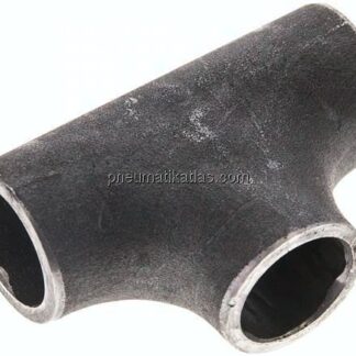 T-Stück 21,3x2,0mm, P235GH-TC1 Stahl schwarz nahtlos, EN 10253 Typ A (DIN 2615)