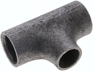 T-Stück 33,7x2,6mm - 26,9x2,3mm, P235GH-TC1 Stahl schwarz, nahtlos