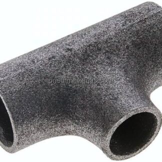 T-Stück 33,7x2,6mm - 26,9x2,3mm, P235GH-TC1 Stahl schwarz, nahtlos