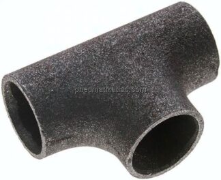 T-Stück 42,4x2,6mm, P235GH-TC1 Stahl schwarz nahtlos, EN 10253 Typ A (DIN 2615)