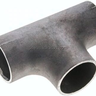 T-Stück 48,3x2,6mm, P235GH-TC1 Stahl schwarz nahtlos, EN 10253 Typ A (DIN 2615)